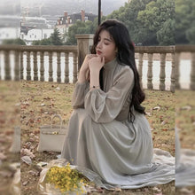 画像をギャラリービューアに読み込む, パフスリープリボンシースルー袖デートワンピース