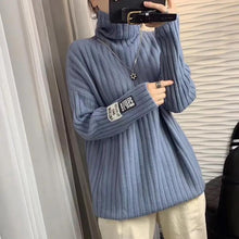 画像をギャラリービューアに読み込む, 10カラー選択秋冬ファッションタートルネック無地長袖合わせやすいニットセータートップス