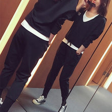 画像をギャラリービューアに読み込む, ベスト&フード付きパーカー&カジュアルパンツリゾート3点セットアップ