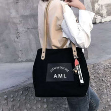 画像をギャラリービューアに読み込む, レデイースファッション大容量キャンバスバッグ