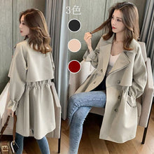画像をギャラリービューアに読み込む, 3COLORS秋新品イングランド風気質よい無地プリングコート