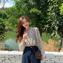 画像をギャラリービューアに読み込む, 花柄小柄シースルーシャツ・ブラウス