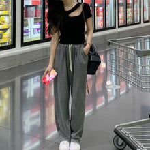 画像をギャラリービューアに読み込む, ショルダー肩開きデザイン半袖シンプル日常Tシャツトップス