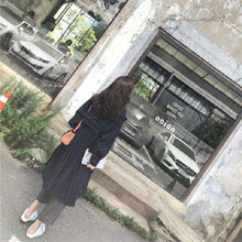 画像をギャラリービューアに読み込む, プリーツ切り替えトレンチコート無地2カラー選択アウター