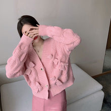 画像をギャラリービューアに読み込む, ニットボウタイ蝶結びカーディガンアウター