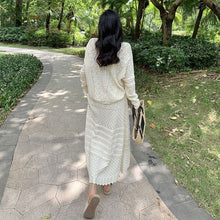 画像をギャラリービューアに読み込む, ニットカーディガン＆ロングスカートセットアップ
