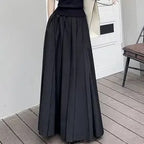 大振り子プリーツロングスカートボトムス