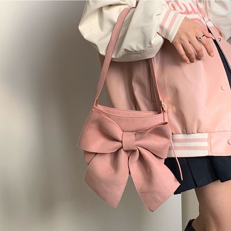 蝶結びリボンバッグショルダーバッグ