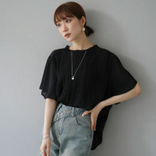 画像をギャラリービューアに読み込む, シースループリーツブラウストップス
