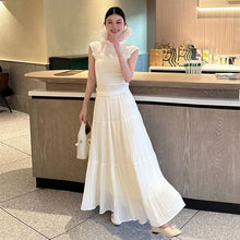 画像をギャラリービューアに読み込む, ふんわりエアリースカート ロング丈 着回し抜群
