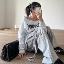 画像をギャラリービューアに読み込む, ボートネックスウェットトップス
