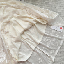 画像をギャラリービューアに読み込む, レースフリル 花柄レース マキシデートワンピース デートコーデ 着痩せ 大人エレガント
