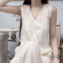 画像をギャラリービューアに読み込む, ノースリーブワンピース ゆったり 涼しい 旅行 デート
