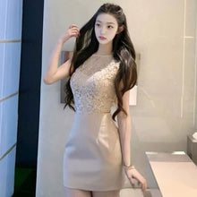 画像をギャラリービューアに読み込む, レディース 花柄レース タイトワンピ ミニ丈 エレガント お呼ばれ パーティー

