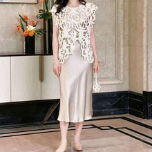 画像をギャラリービューアに読み込む, 透かし彫りトップスコーデしやすい
