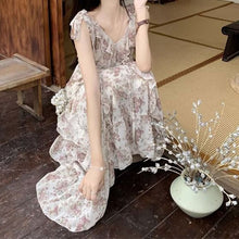 画像をギャラリービューアに読み込む, ショートカーディガン&amp;花柄デートワンピースセットアップ
