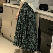 画像をギャラリービューアに読み込む, フリル裾ギャザーデザインAラインロングスカートボトムス
