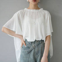 画像をギャラリービューアに読み込む, シースループリーツブラウストップス
