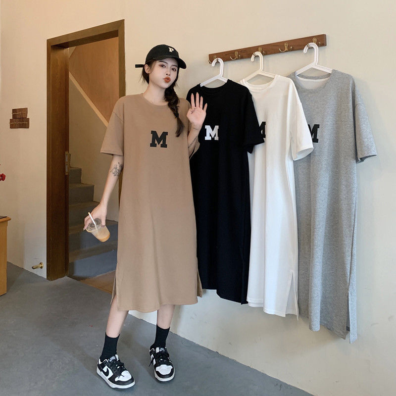 ４カラー選択半袖Tシャツワンピースリゾートコーデワンピースルームウェア