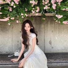 画像をギャラリービューアに読み込む, V ネックロングワンピース レディース ウエストマーク デート ガーデンウェディング 大人可愛いデートワンピース
