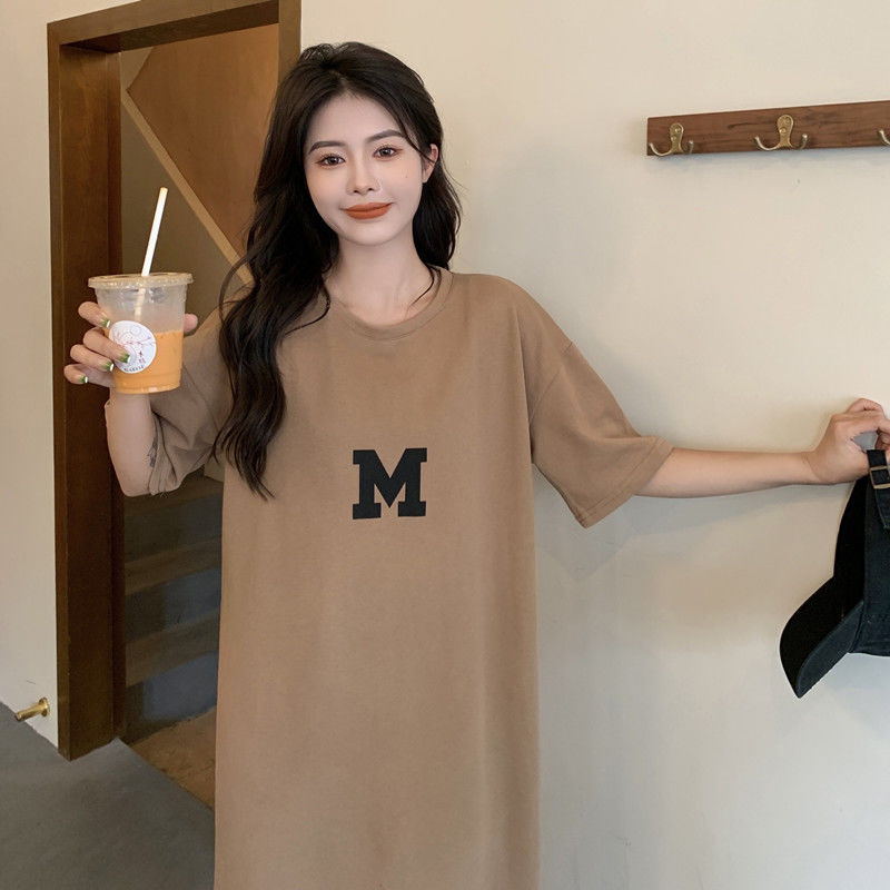 ４カラー選択半袖Tシャツワンピースリゾートコーデワンピースルームウェア