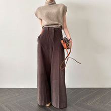 画像をギャラリービューアに読み込む, ハイネックニットフレンチ袖トップス
