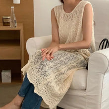 画像をギャラリービューアに読み込む, ダブルレース透かし彫りワンピースカジュアルワンピース
