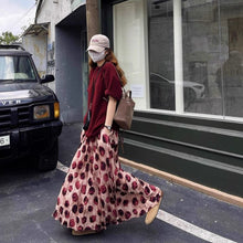 画像をギャラリービューアに読み込む, トッド柄Aラインスカートロングスカート
