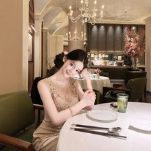 画像をギャラリービューアに読み込む, レディース 花柄レース タイトワンピ ミニ丈 エレガント お呼ばれ パーティー
