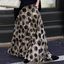 画像をギャラリービューアに読み込む, トッド柄Aラインスカートロングスカート
