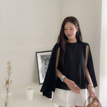 画像をギャラリービューアに読み込む, ケープシャツブラウストップス2スタイル
