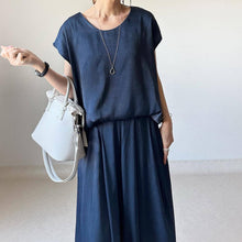 画像をギャラリービューアに読み込む, フレンチ袖トップス＆カジュアルパンツセットアップ
