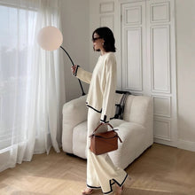 画像をギャラリービューアに読み込む, 配色切替ニットトップス＆カジュアルパンツセットアップ
