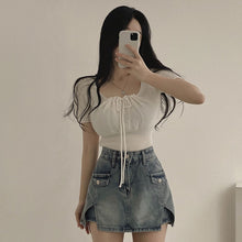 画像をギャラリービューアに読み込む, スクエアカラーニットトップス
