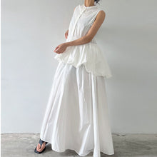 画像をギャラリービューアに読み込む, 重ね風ノースリーブワンピースカジュアルワンピース

