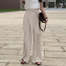 画像をギャラリービューアに読み込む, ハイウエストストラップガウチョパンツリゾートコーデスカンツ
