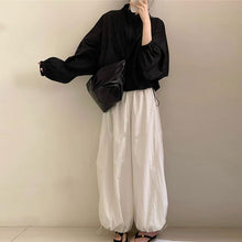 画像をギャラリービューアに読み込む, 黒日焼け止めアウター＆カジュアルパンツセットアップ
