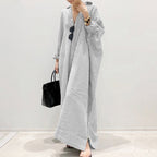 ストライプ柄シャツワンピースカジュアルワンピース