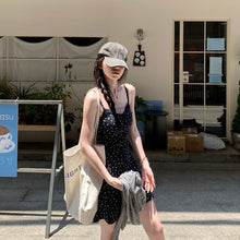 画像をギャラリービューアに読み込む, 薄カーディガン＆花柄キャミワンピースセットアップ
