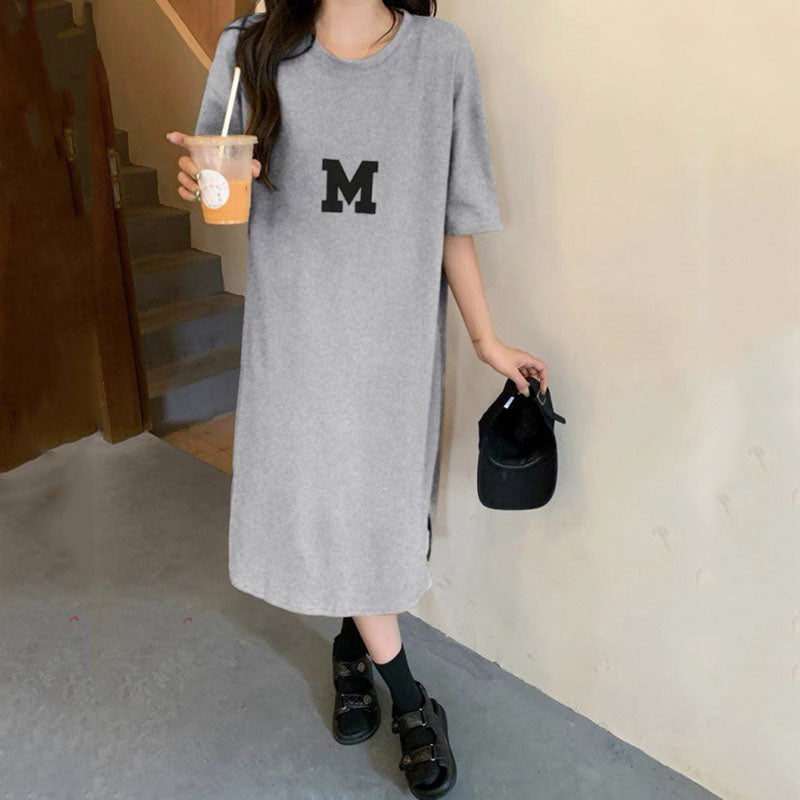 シンプルコーデTシャツワンピースカジュアルワンピース
