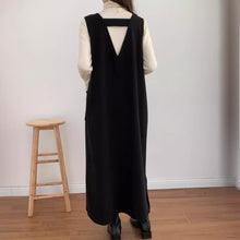 画像をギャラリービューアに読み込む, Ｖネックカジュアルワンピース
