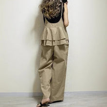 画像をギャラリービューアに読み込む, 後ろフレア裾オールインワン（トップスなし）
