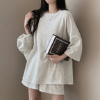 シンプルコーデTシャツ＆ショートパンツセットアップ