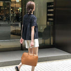 プリーツ半袖シャツトップス