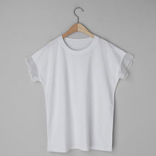 画像をギャラリービューアに読み込む, フレンチ袖メッシュ切替袖シンプルコーデTシャツトップス
