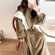 画像をギャラリービューアに読み込む, 無地カジュアルワンピース
