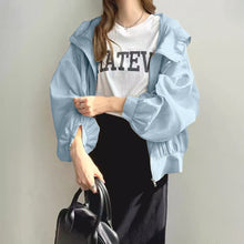 画像をギャラリービューアに読み込む, フード付き日焼け止めアウター
