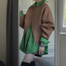 画像をギャラリービューアに読み込む, 無地カジュアルシャツ＆ショートコートセットアップ
