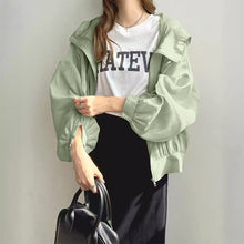 画像をギャラリービューアに読み込む, フード付き日焼け止めアウター
