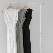画像をギャラリービューアに読み込む, ラップワンピースカシュクールデザインノースリーブワンピース
